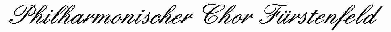 Zur Seite des Philharmonischen Chores F�rstenfeld